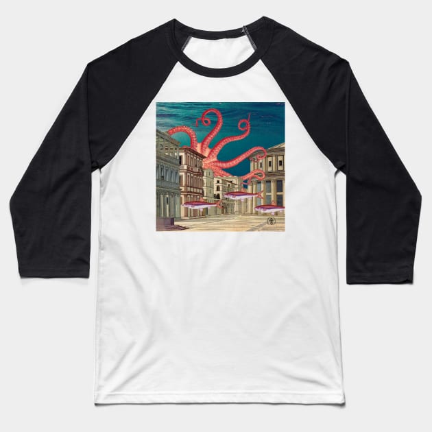 Formerly, Piero della Francesca, Ideal City Baseball T-Shirt by Alessandra Roccasalva